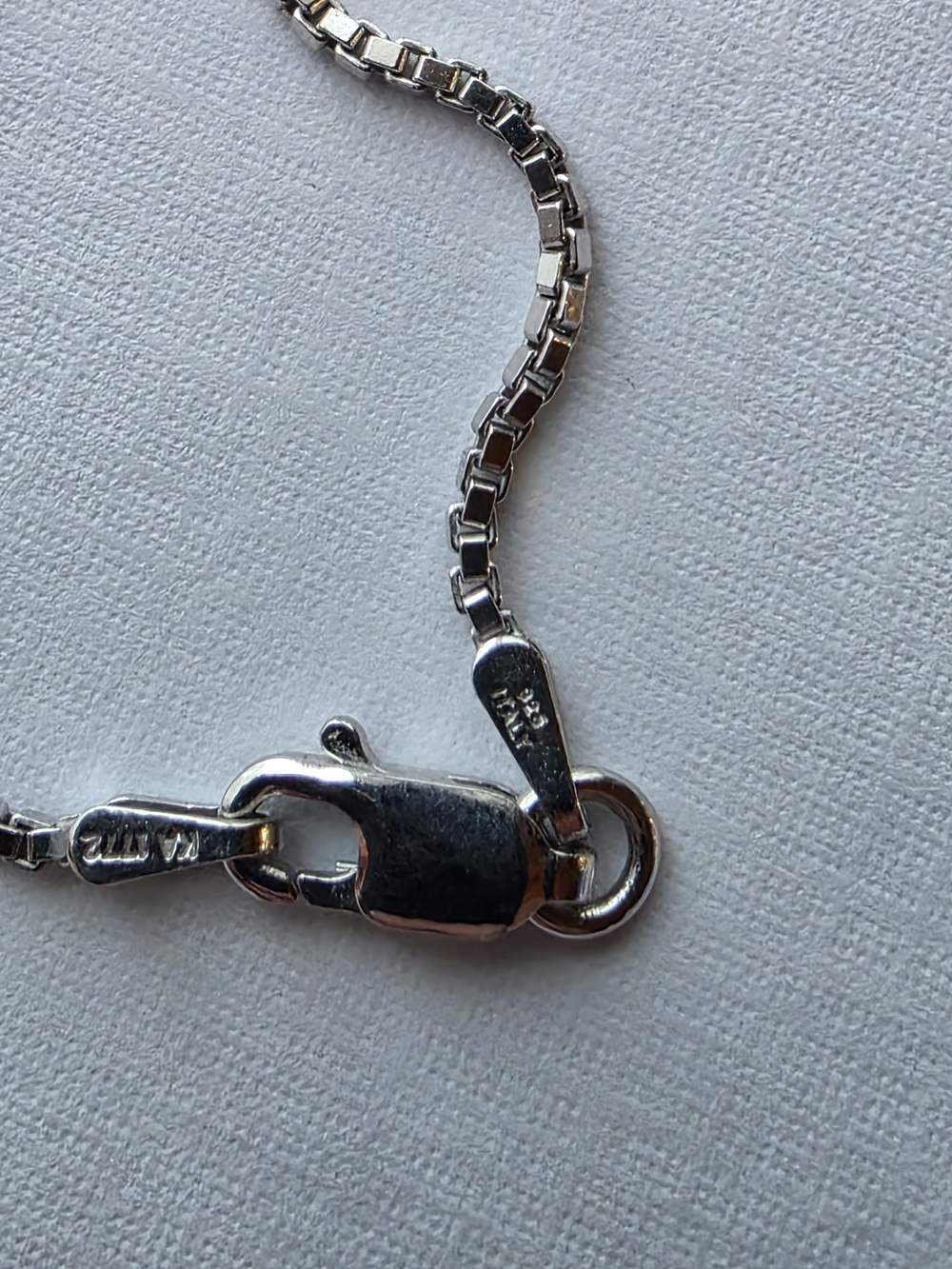 4/5ct Blue Lab Created Spinel Necklace - Picture 3 of 3